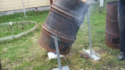 Бочка для сжигания на даче