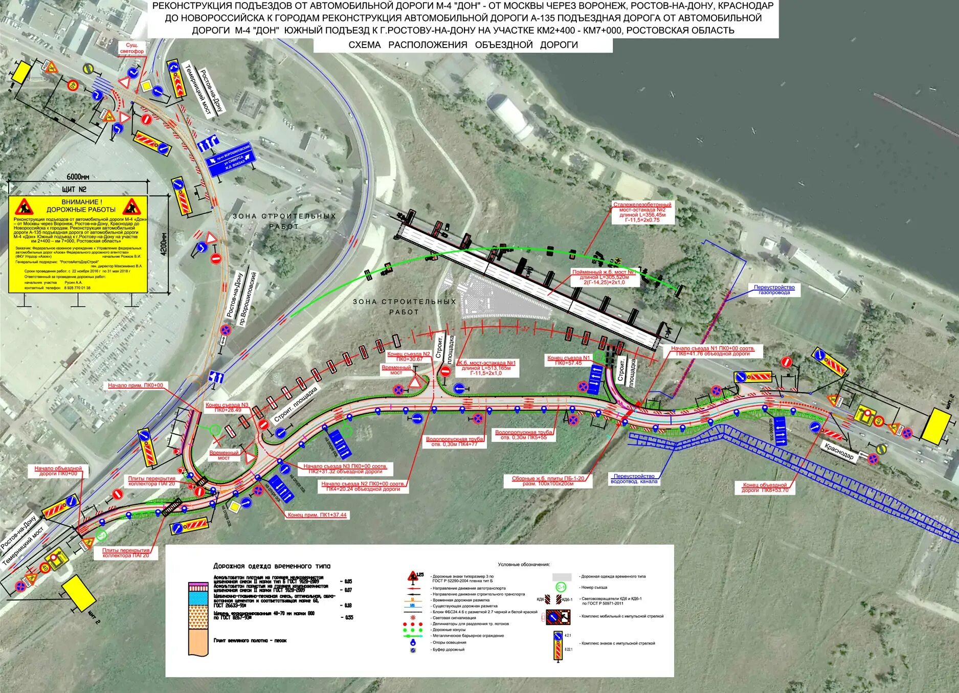 Можно выезжать из ростова. Реконструкция Южного подъезда к Ростову-на-Дону схема. Проект Южный обход Новороссийск. Реконструкция Южный подъезд к Ростову. План дороги.