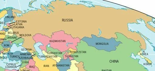Между какими странами находится