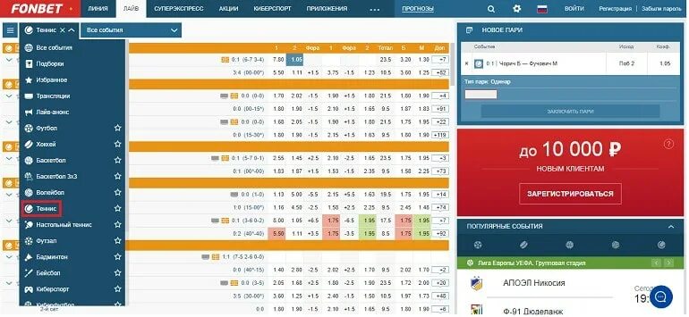Пари Фонбет. Фонбет теннис. Фонбет «ставка на Чемпионат». Скрин ставки Фонбет.