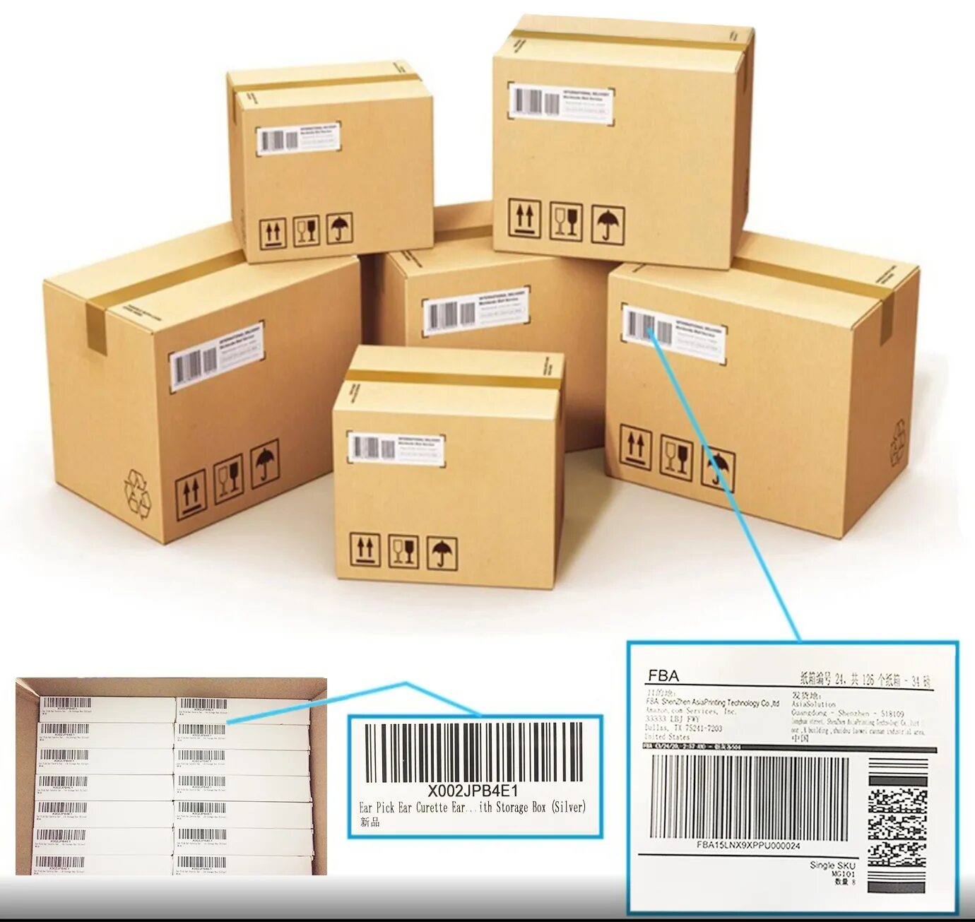 Упаковка для товаров озон pvlogistic ru. Коробки с товаром. Коробки для упаковки товара. Маркировка упаковки. Упаковка и маркировка товара на складе.