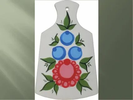 Городецкая роспись разделочная доска