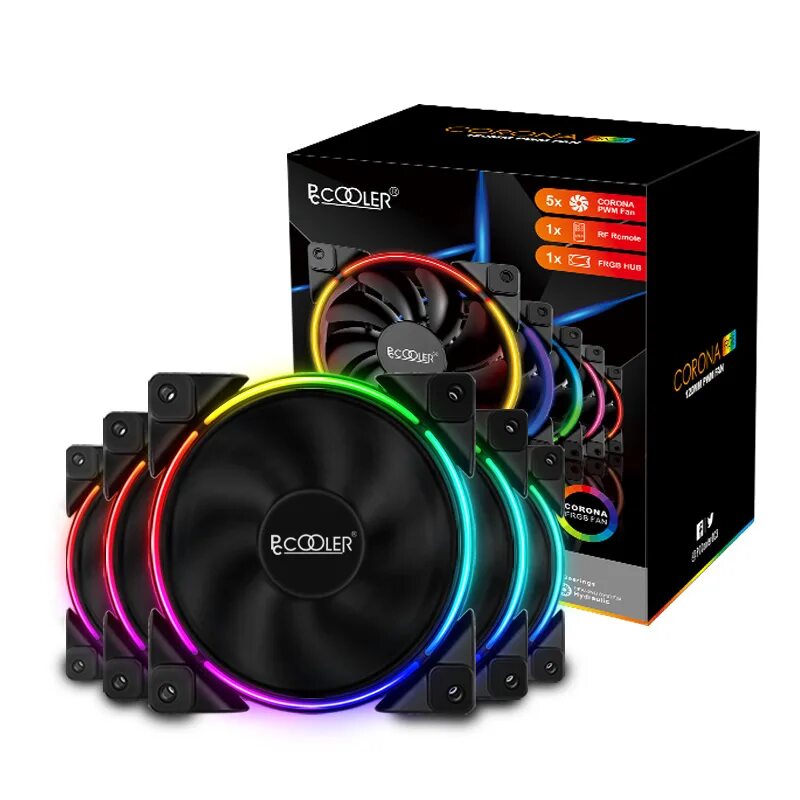 Frgb кулер. PCCOOLER 120мм с RGB. Комплект вентиляторов с подсветкой RGB, ARGB, FRGB (3 шт.). PCCOOLER 120mm с подсветкой. Вентиляторы для корпуса 1stplayer cc 3шт 120mm RGB 6-Pin 1200rpm.