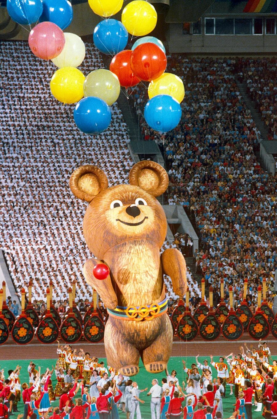 Олимпийский мишка 1980. Олимпийский мишка 80. Прощания мишкой