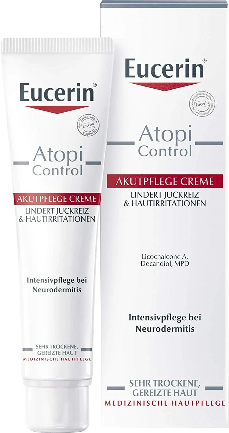 Успокаивающий крем Eucerin ATOPICONTROL для атопичной кожи 40 мл. Eucerin ATOPICONTROL akut Creme. Atopi Control успокаивающий крем для взрослых, детей и младенцев. Eucerin Atopi Control успокаивающий крем для взрослых детей и младенцев 40 мл. Atopi control