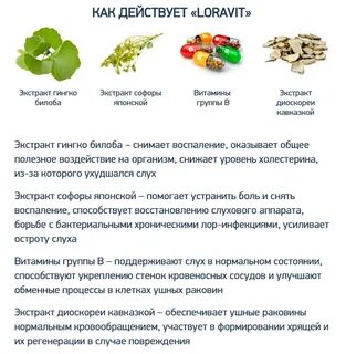 Витамины для улучшения слуха