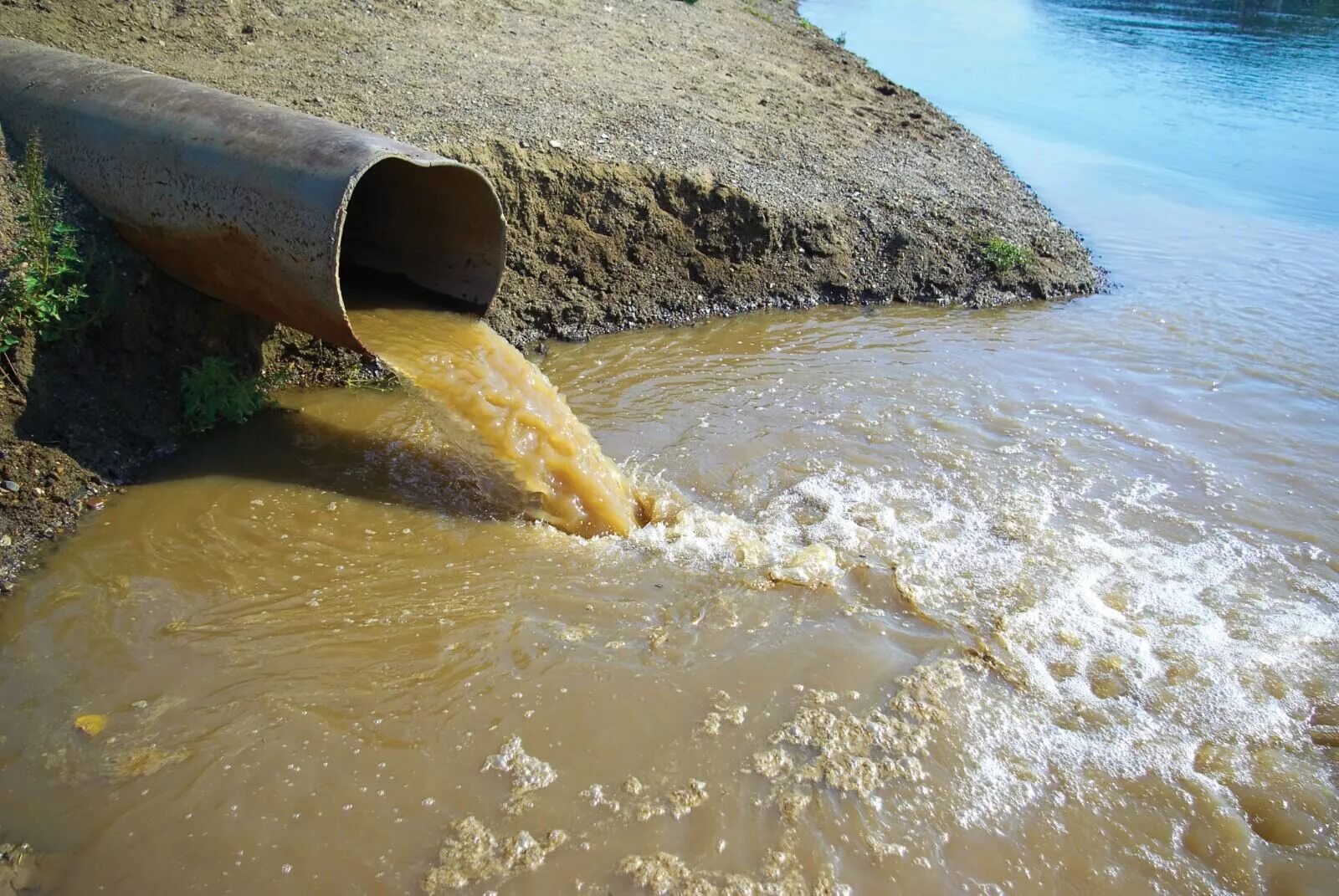 Вода с отходами