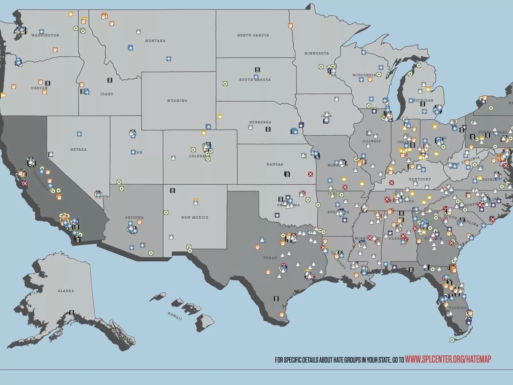 Us intelligence. Confederate States Map. Hatred карта. Southern poverty Law Center. White supremacists Map.