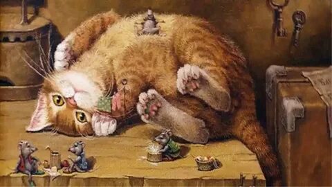 Васька кот и мыши