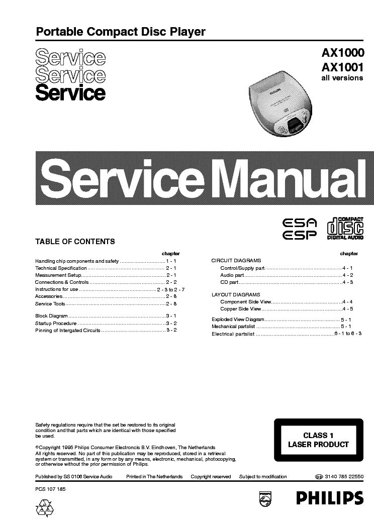Philips ax1001. Service manual Philips shc8535. Service manual Philips shb9100. TMX-r1000 service manual.