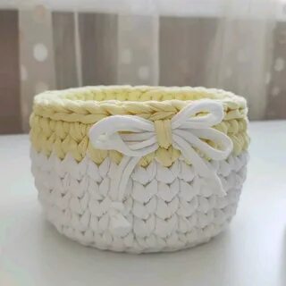Корзиночки из ниток
