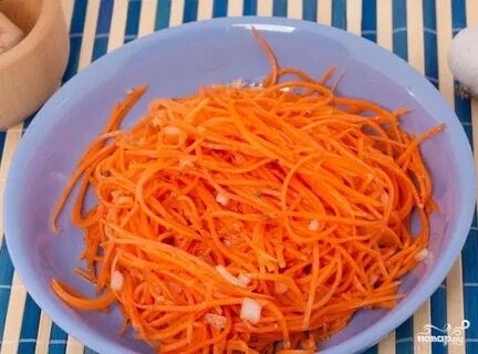 Морковка с уксусом и чесноком