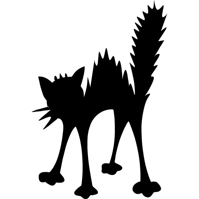 Забавные силуэты. Смешные силуэты. Силуэты котиков. Забавные силуэты. Трафареты для декора на хэллоуин.
