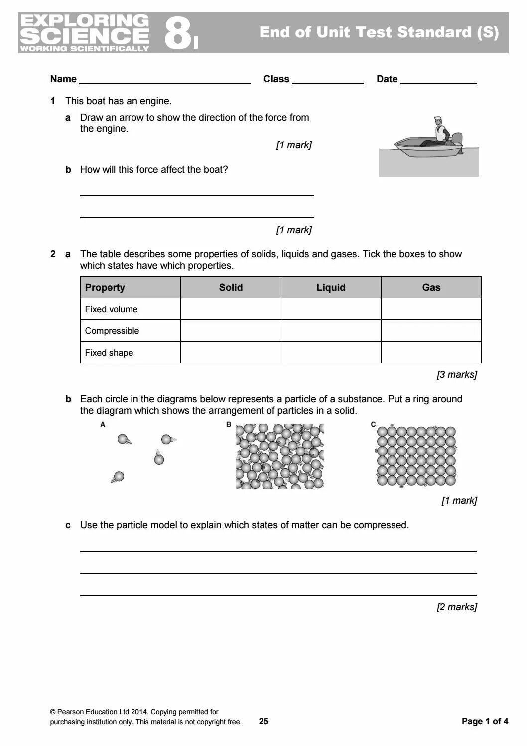 1-8 End of year Test a. End of year test