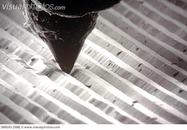 Ruined vinyl under a microscope makes for a beautiful music video