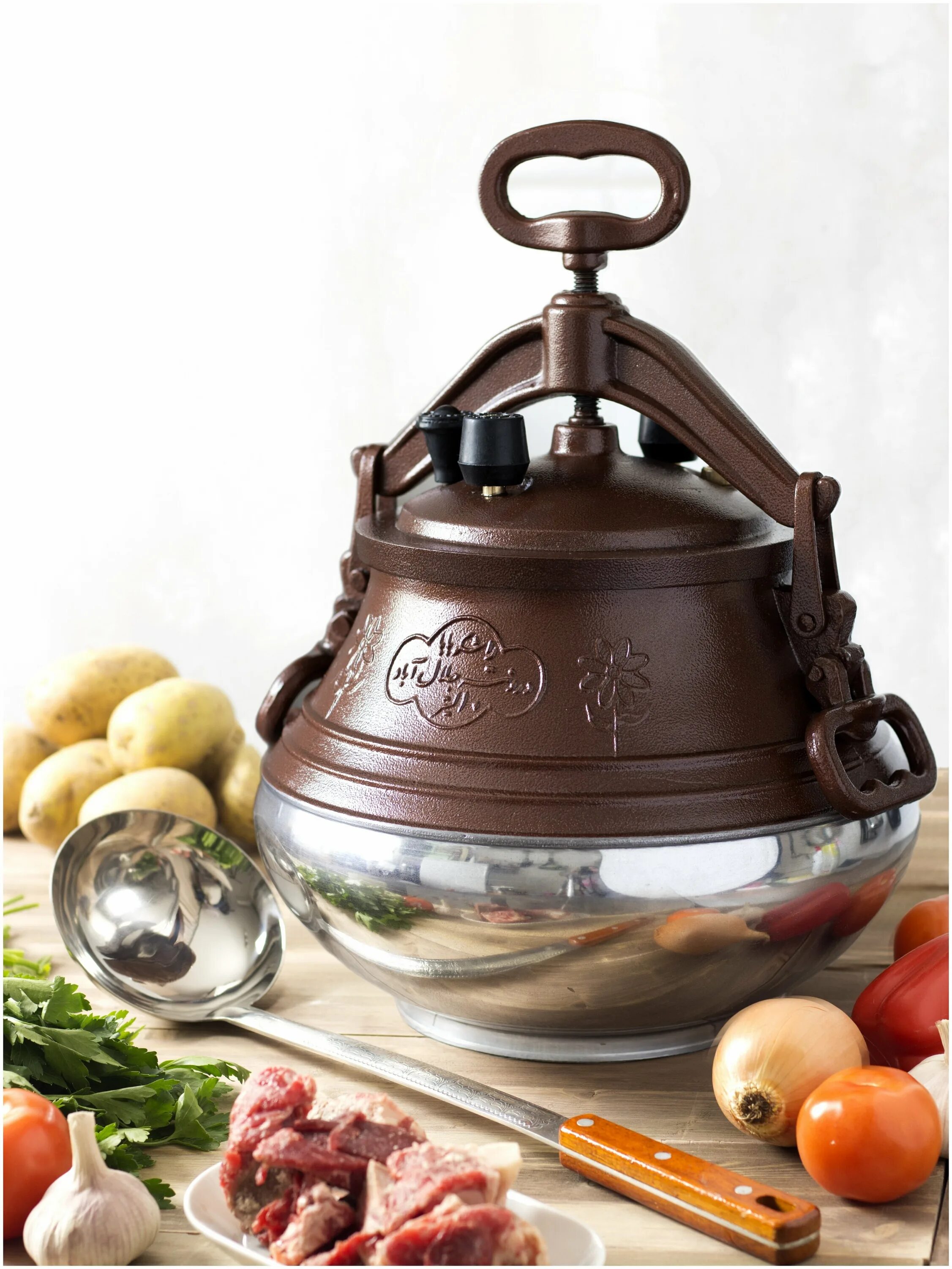 двухцветный, алюминий, rashko baba. афганский казан 15 литров. турецкий казан скороварка. казан скороварка. скороварка rashko baba ltd.