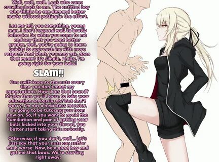 You'll learn your lesson, or your balls will suffer~ | Scrolller.