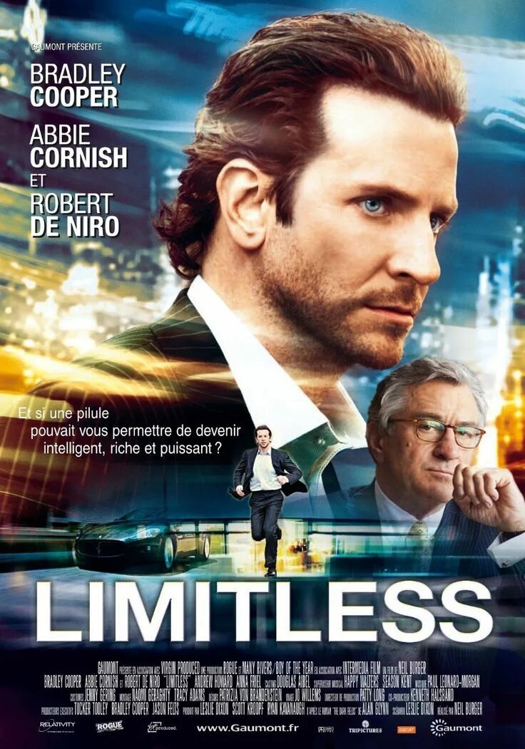 Limit less. Области тьмы Limitless (2011). Области тьмы Limitless 2011 Постер.