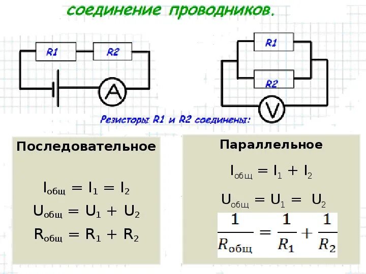 Схемы последовательного и параллельного соединения проводников. Схема последовательного соединения проводников. Простая схема последовательного соединения проводников. Схема электрической цепи параллельного соединения.