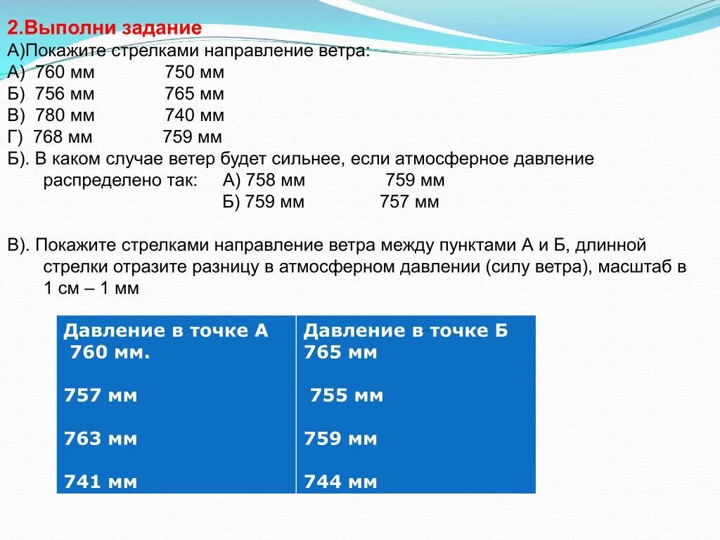 В каком случае ветер дует сильнее. Решение задачи по географии на тему ветер. Задачи по географии 6 класс ветер. Покажите стрелками направление ветра. Задачи по географии на тему ветер.