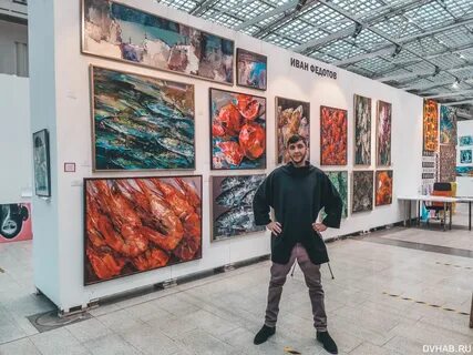 Выставка организована художником