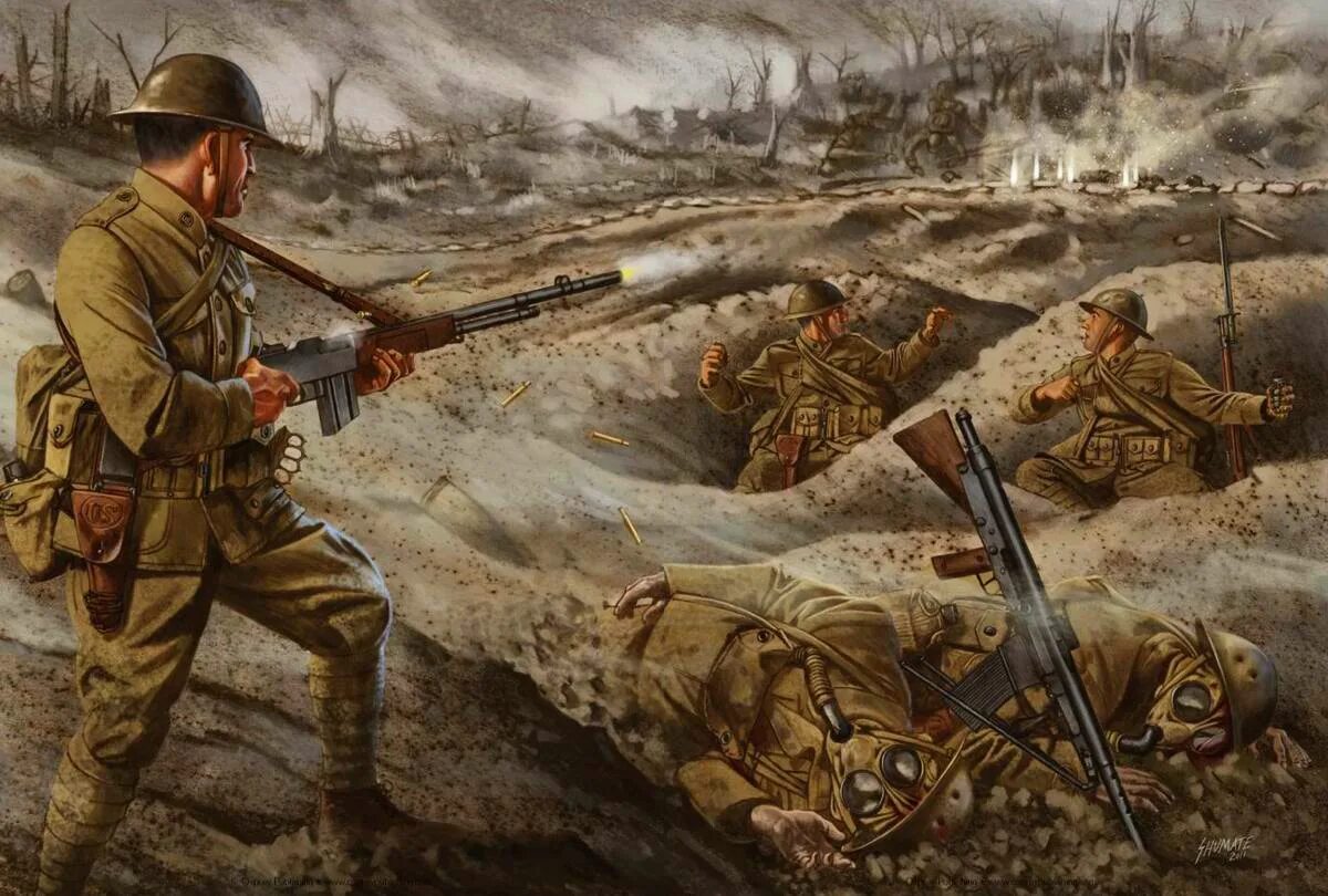 Британские солдаты в окопах 1 мировой. Картины Johnny Shumate солдаты. Джонни шумейт военный художник. Первая мировая на телефон
