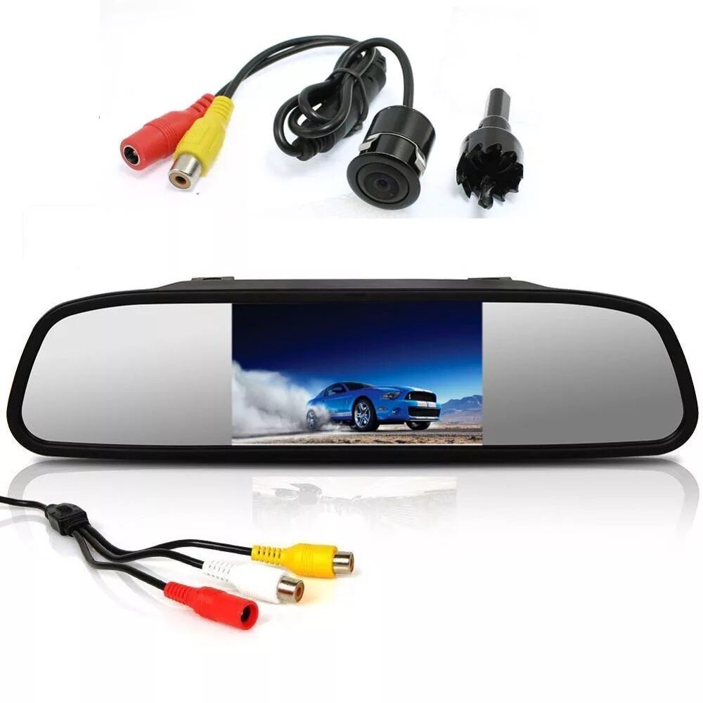 TFT LCD Monitor автомобильный на зеркало. Car Rearview Camera TFT Monitor.