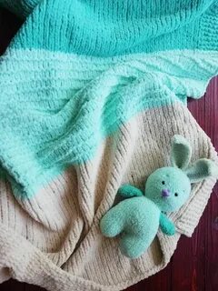 Детский плед из ализе софти