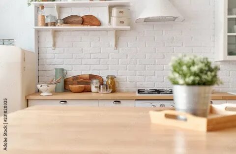 It is small the kitchen