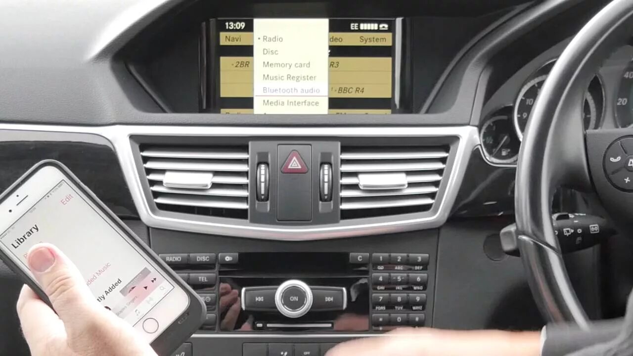 How to pair a Mobile to the Bluetooth Audio System in a 2009 Mercedes Benz M Cla