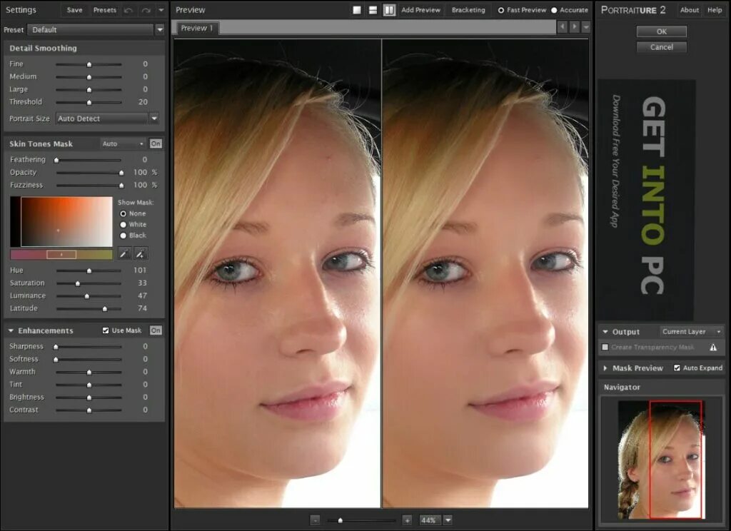 Default preset