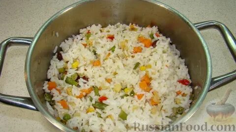 Рис с овощами в кастрюле рецепт