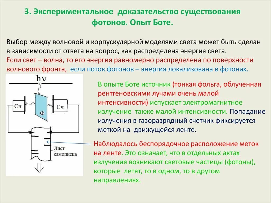 Какие экспериментальные доказательства можно привести в подтверждение. Опыты Вавилова и боте. Опыт боте фотоны. Опыт боте фотоны корпускулярно волновой дуализм света. Опыт боте схема.