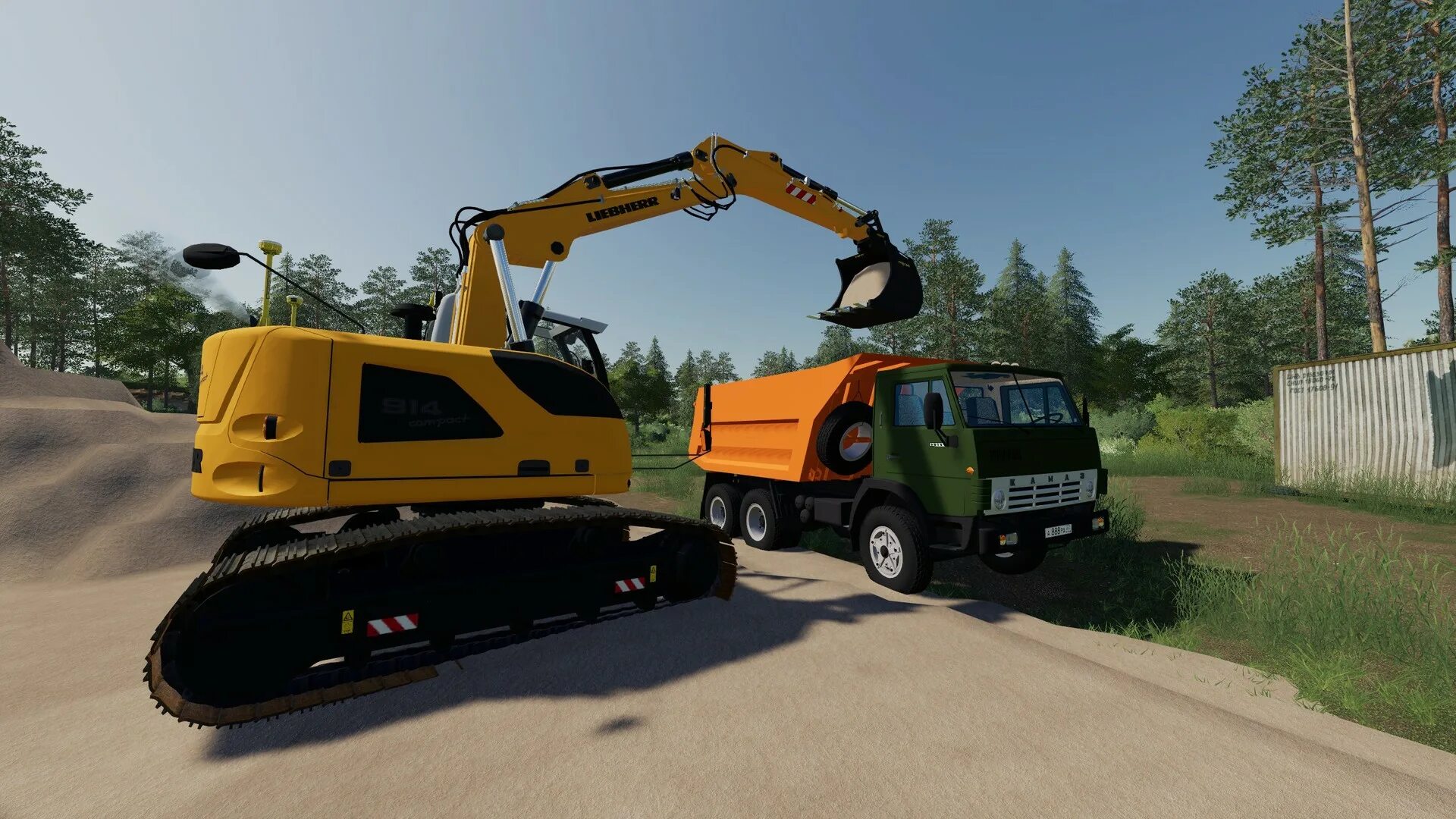 Мод на экскаватор для фс 19. Fs 19 liebherr 914. мод excavator liebherr фс 19. карьерный погрузчик для фс 19. экскаватор для farming simulator 2019.