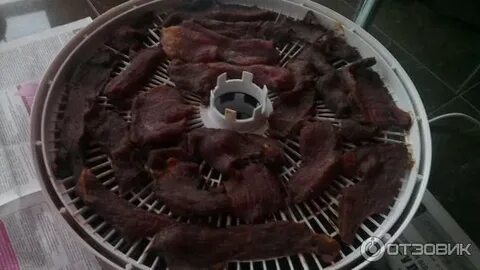 Вяленое мясо в сушилке для фруктов