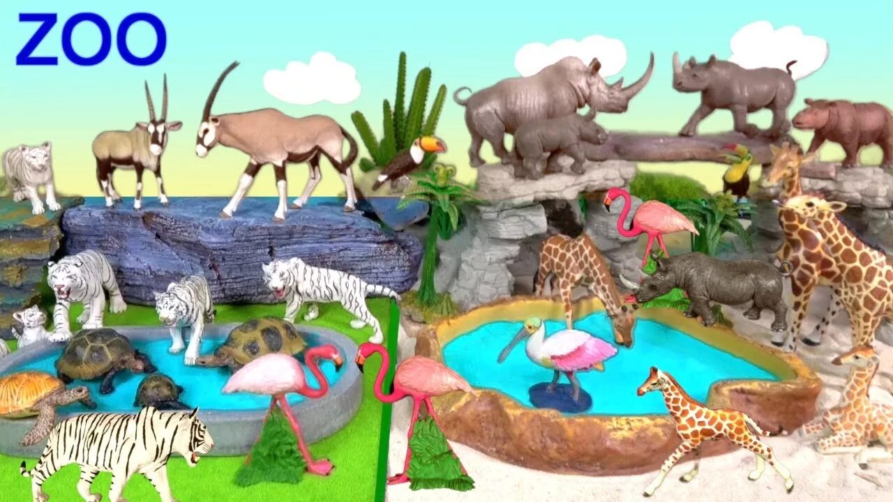 Zoo animals videos. Игрушки зоопарк животные. Zoo for Kids игрушка. Лепка звери в зоопарке. Toy игрушка зоопарк.