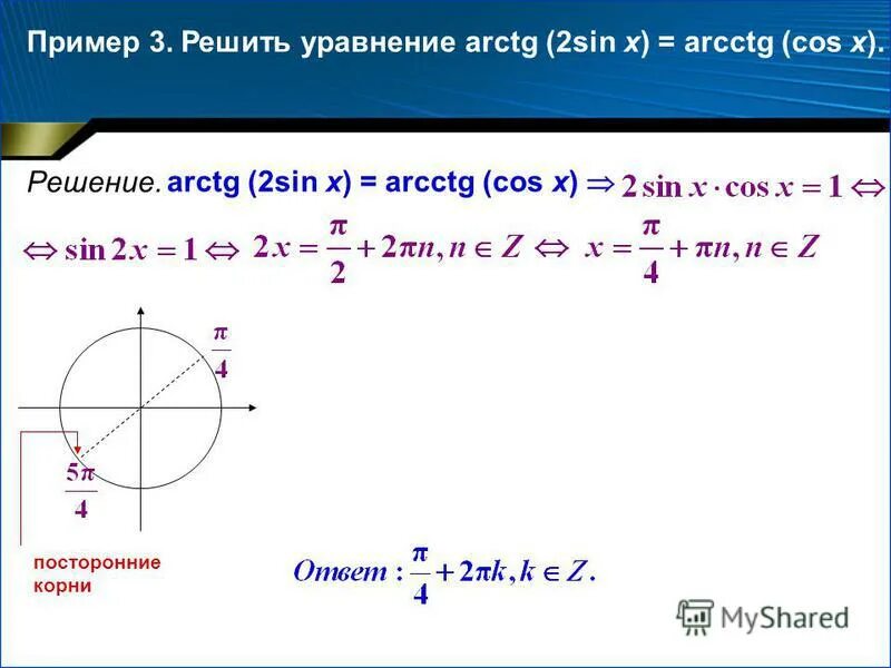 Уравнение arctg x. Arctg уравнение. Уравнение sin x a. Cos от arctg. Решите cos i