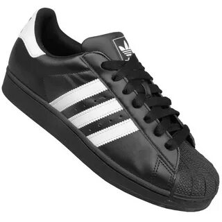 Adidas superstar black