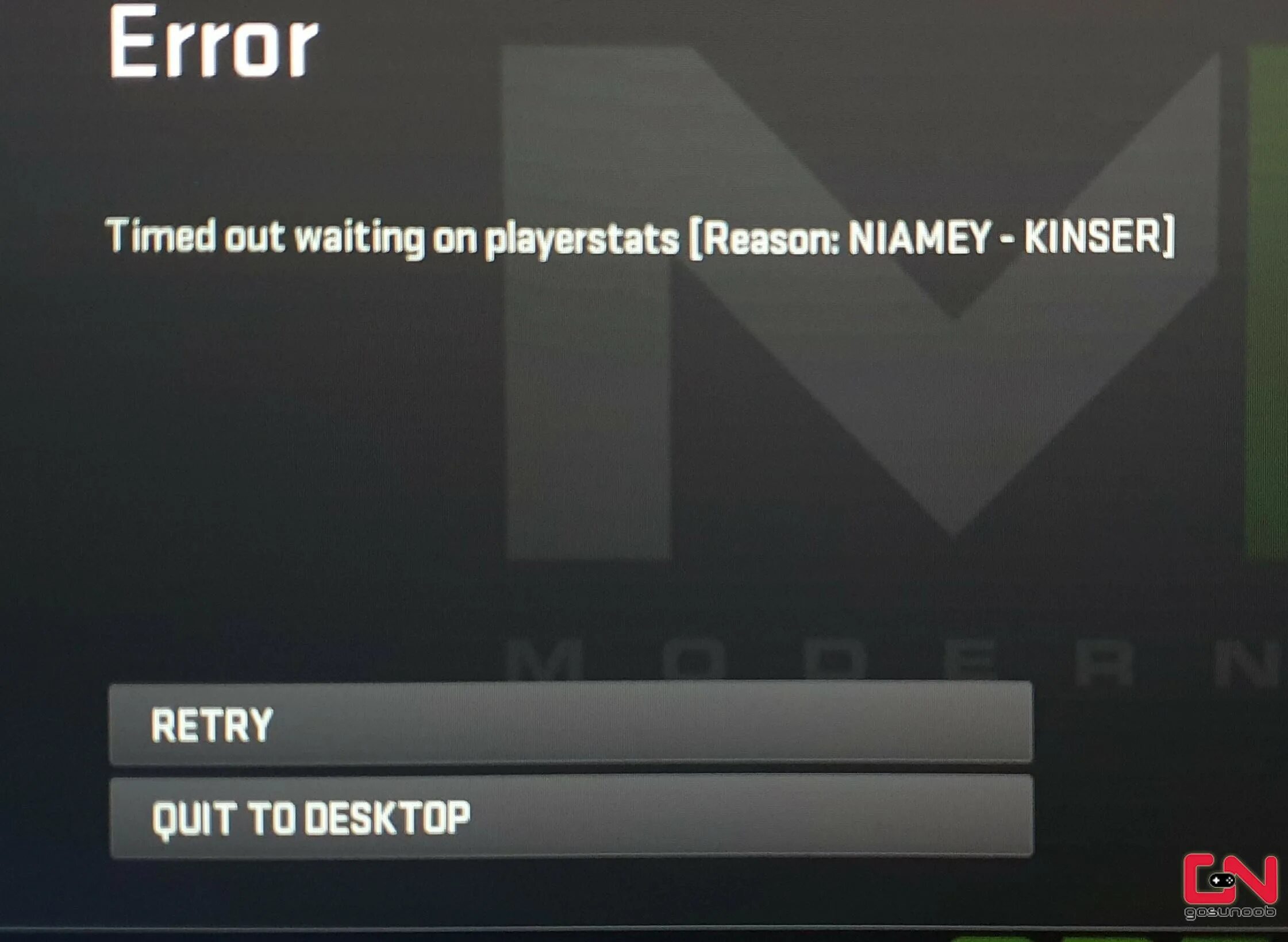 Timed out waiting for response. Timed out waiting for response