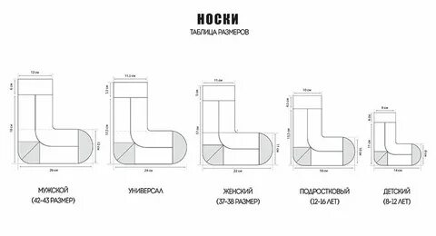 Носки 39 размер сколько