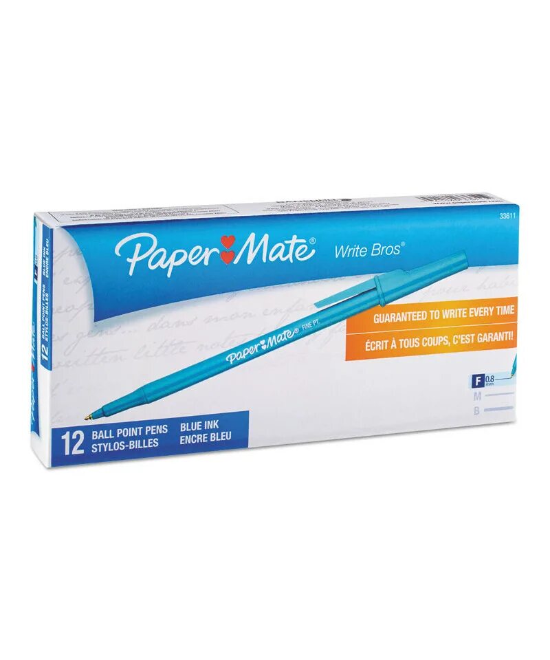 Стержень бумага. Paper Mate. Ручка гелевая одноразовая. Paper Mate write Bros 1.0. Writing Mate.
