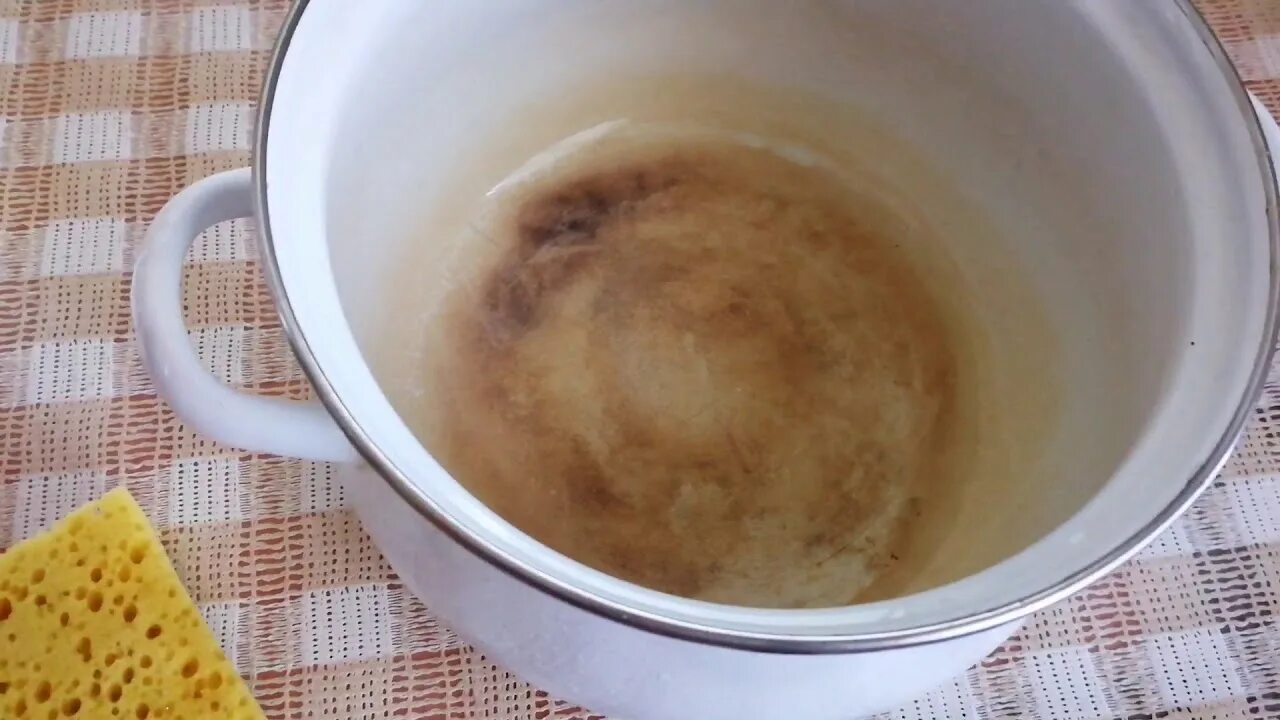 Кастрюля отмыть внутри