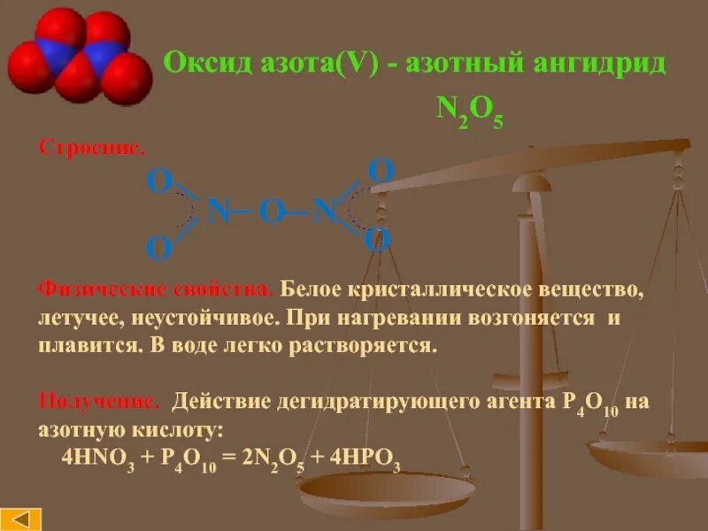 Реакция разложения оксида азота 5. Получение оксида азота 2. Строение оксида азота 5. Свойства оксида азота 4. Строение оксидов азота.