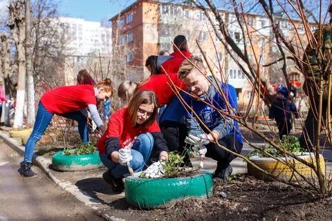 Отчет о субботнике в школе весной