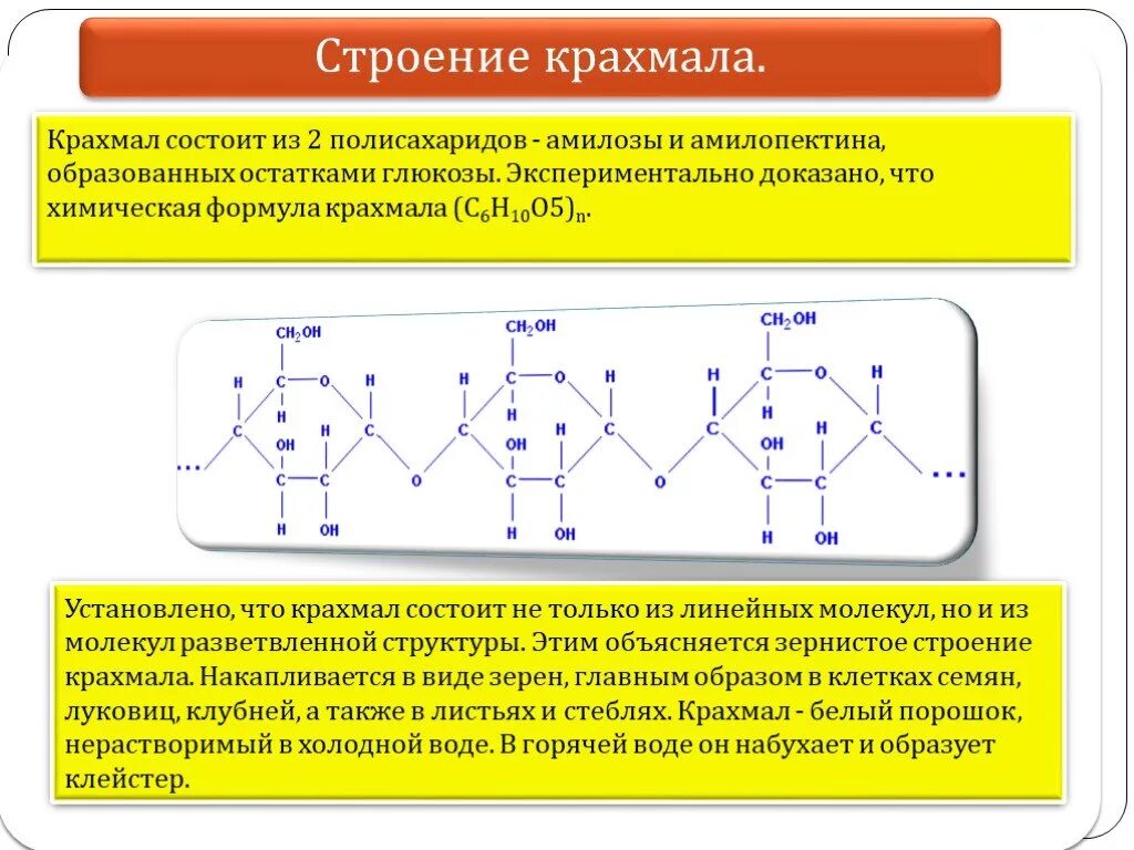 Строение молекулы крахмала и целлюлозы. Химическое строение крахмала. Строение крахмала химия. Крахмал формула и структура. Строение крахмала химия формула.