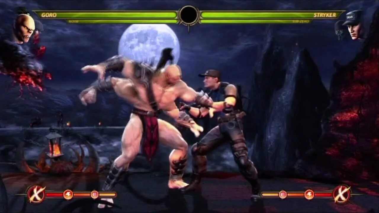 Комбо kombat. MK 9 Goro. Kintaro mk9. Mortal Kombat удары супер Кинтаро.
