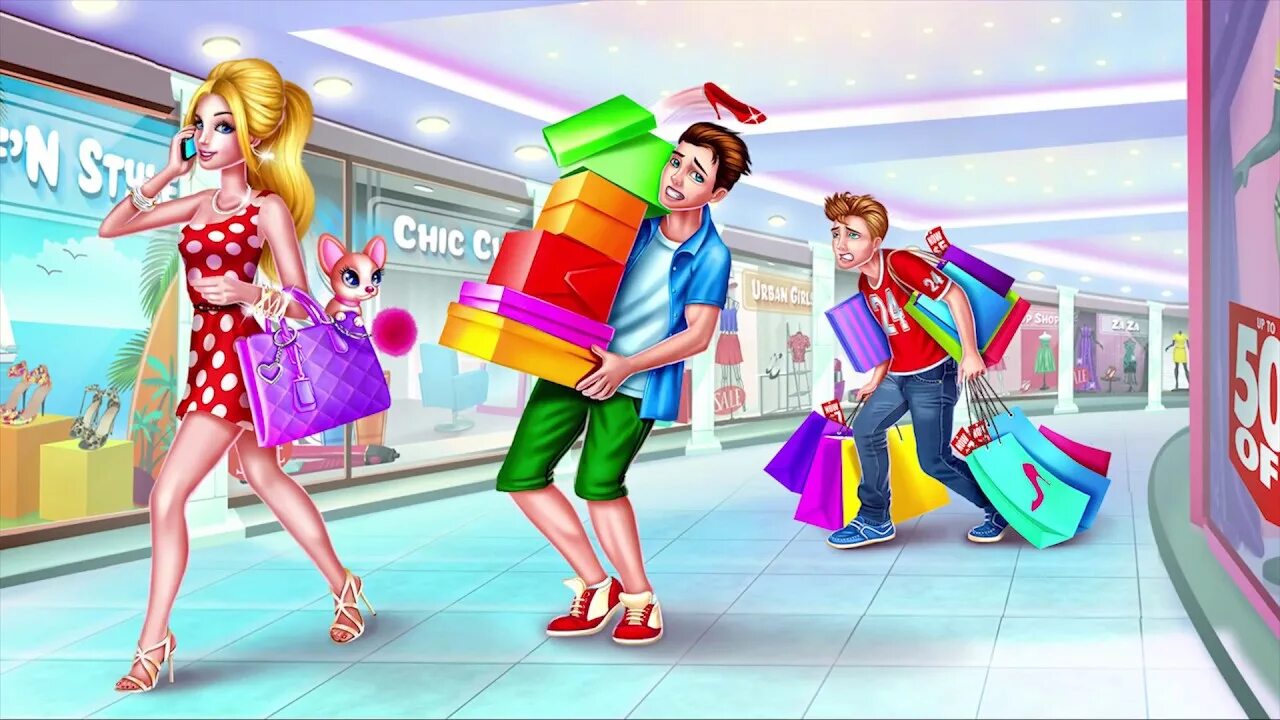 Реклама любимой игры. Хождение по магазинам. Игры для девочек. Игра девочка ходит по магазинам. Игры для девочек шоппинг.