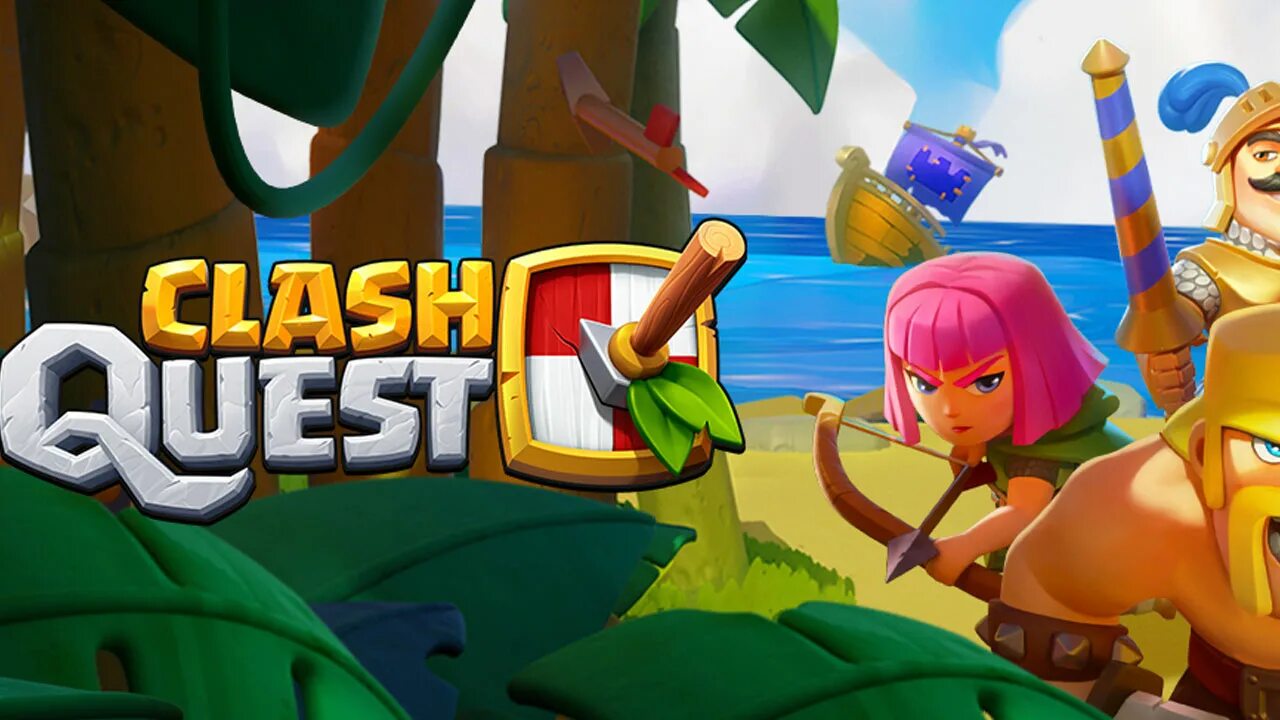 Clash quest supercell. Клеш квест. Clash Quest Supercell знак. Clash Quest обложка.