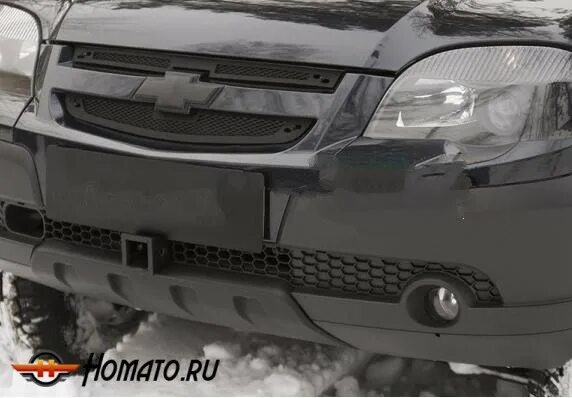 Больше рыжего! Покраска решетки радиатора - Chevrolet Niva, 1,7 л, 2011 года ста