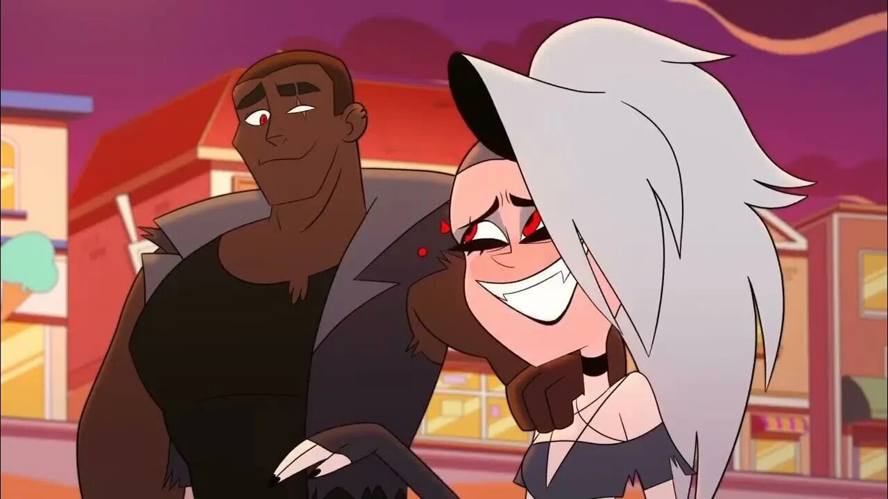 When i see him helluva boss text. Loona адский босс. хеллува босс луна. loona helluva. вортекс адский босс.